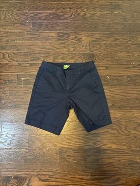 J. Crew Classic Navy Chino Shorts Size 6